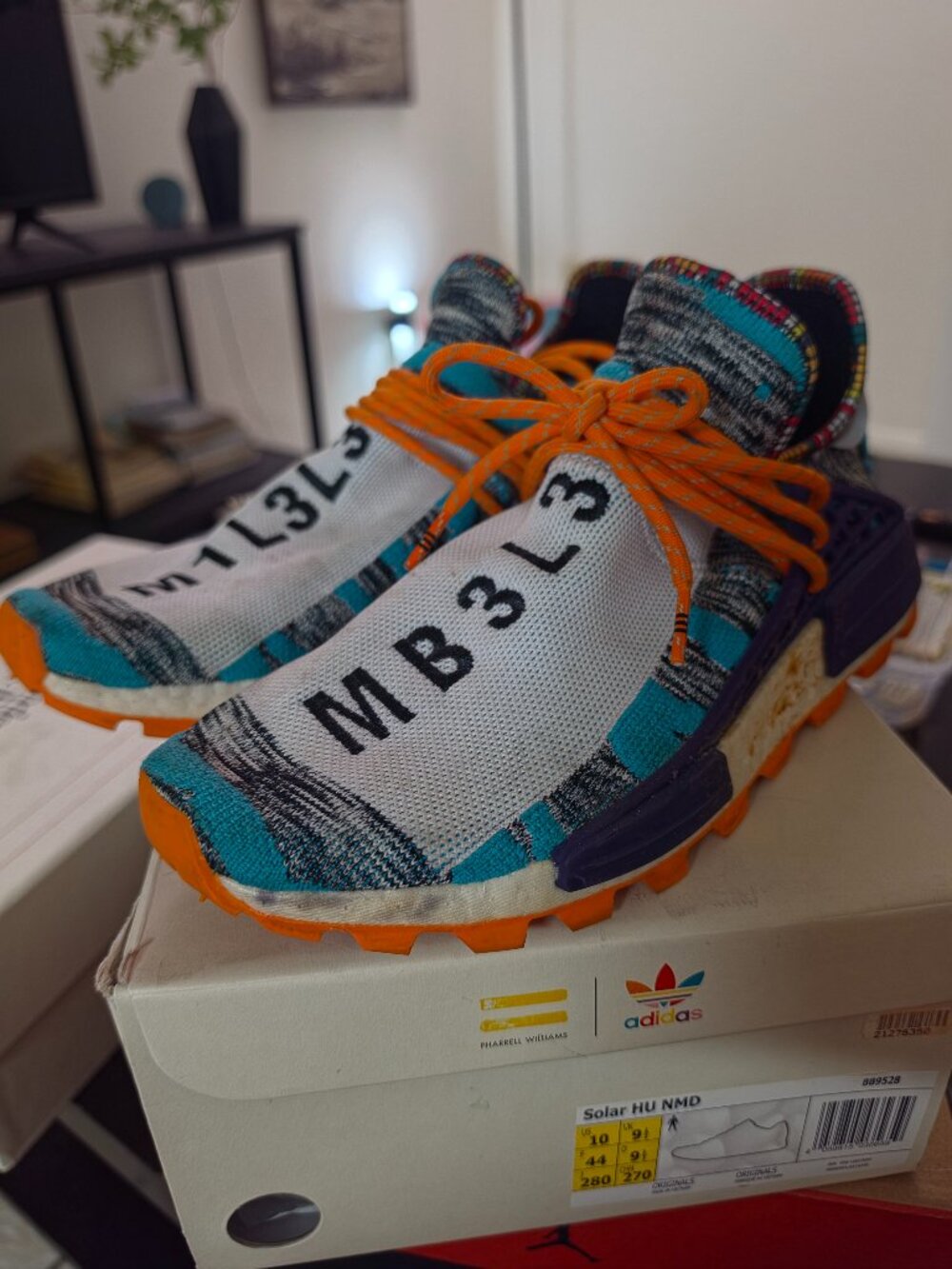Mens' Pharrell x Adidas NMD Human Race Trail 'Solar Pack'
